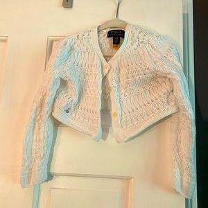 Girls 4T Cropped Ralph Lauren Sweater
